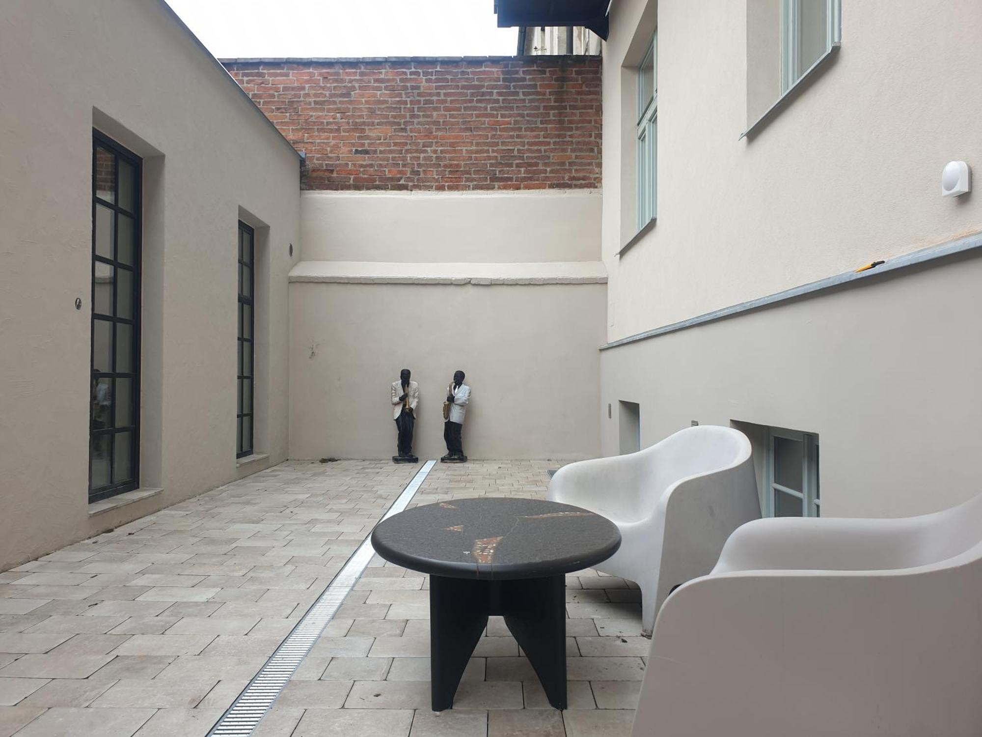 Art Nouveau Apartment With Garden In Pisek Екстериор снимка